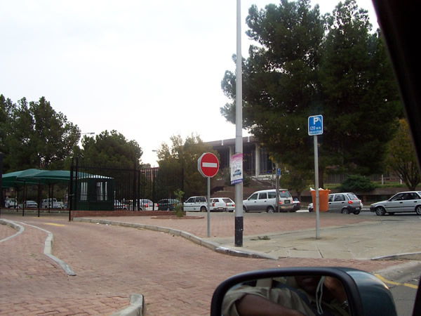 Shooting from the window in Blomfontein