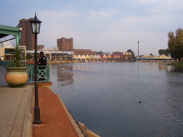 Lake outside Vodacom Park