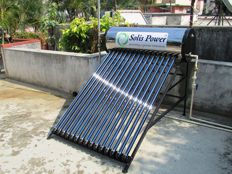 solar water geyser to help solve power problems