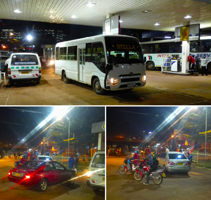 We drove through town as some crazy hours and each time there was no shortage of activity. Moto taxis were always on hand to ferry commuters.