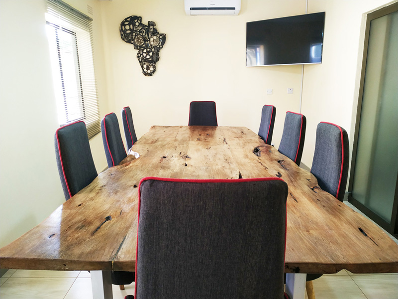 Synergy coworking space boardroom