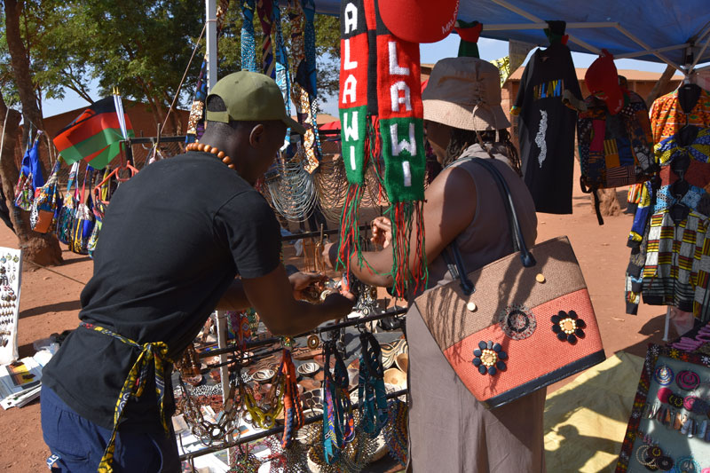 Handicrafts on sale