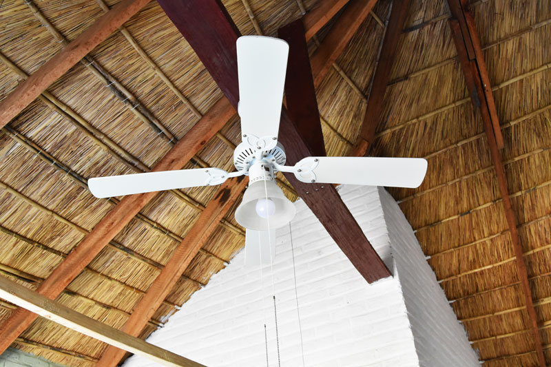 A ceiling fan in the Katawa