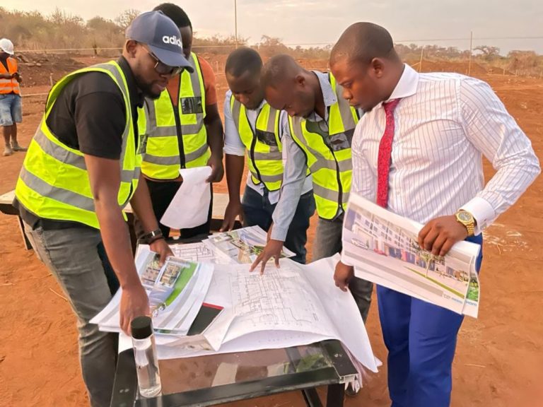 Prophet Shepard Bushiri at the Goshen City site in Monkey Bay Mangochi