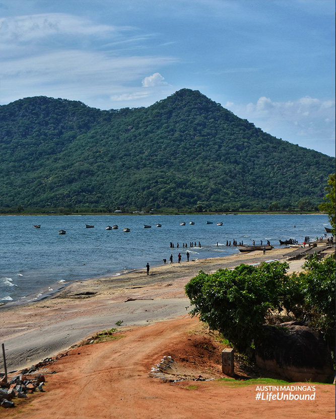 boats in leopards bay lake malawi