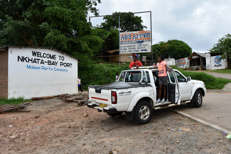 Outside Nkhata Bay Jetty