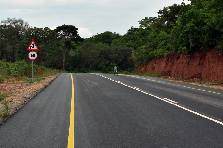 recently upgraded Mzuzu road