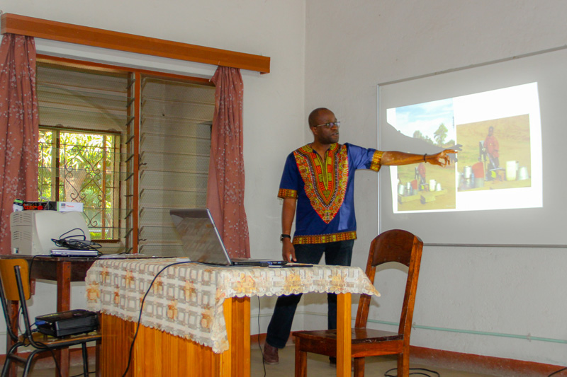 Training priests and other communicators at St Montfort House in Mangochi