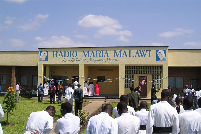 Official inauguration of Radio Maria Malawi in 2003