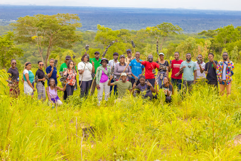 tree planting on dzalanyama forest